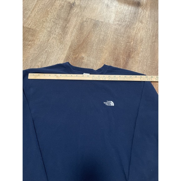 The North Face Mens Pullover XXL Navy Blue Crewneck Fleece - Picture 4 of 7
